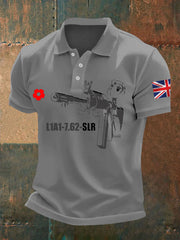 Men's British Remembrance Day polo shirt