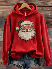Women's Christmas Print Casual Hoodie