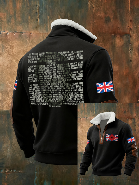 Men's Funny Churchill Printed Hoodie