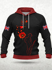 Men's Remembrance Day Lest We Forget Hoodie