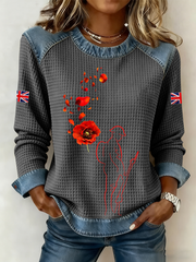 Women's Remembrance Day Lest We Forget Print Top