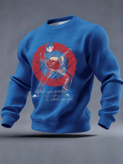 Men's Paul Weller The Jam Checkered Cotton Hoodie