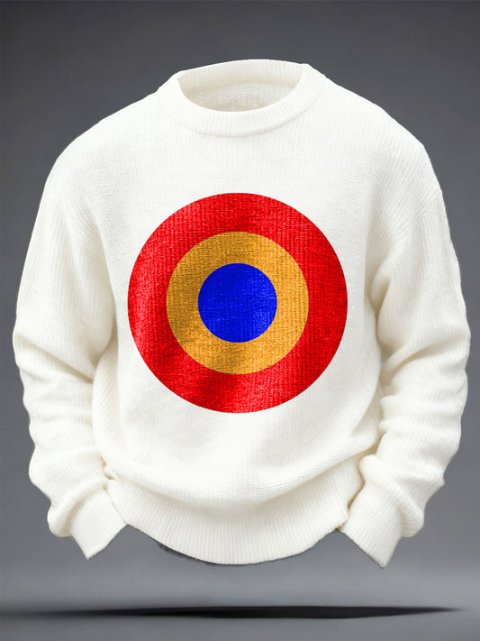 Men's UK Mod Music Lover Moon Printed Tops