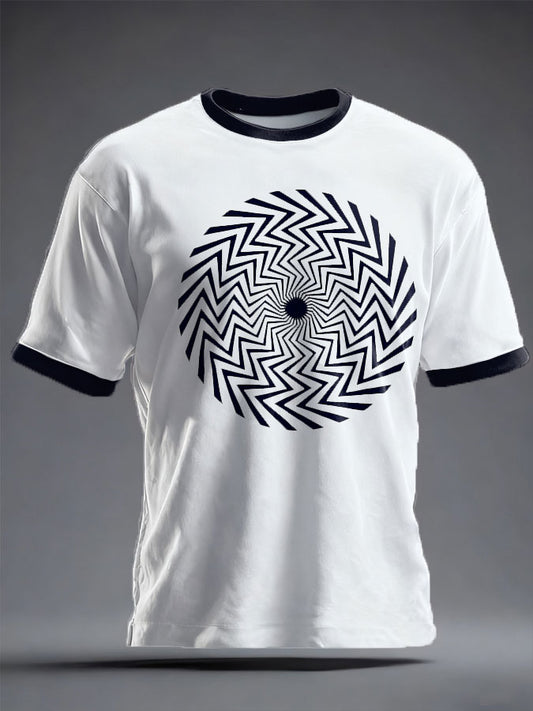 Unisex UK Mod Music Lover Moon Printed T-shirt