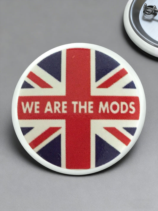 UK Mods Music Lover Printed Pins