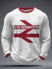 Men's UK Mod Music Lover Printed Waffle Tops