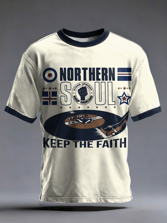 Men's UK Music Northern Soul Lover short sleeves t-shirt